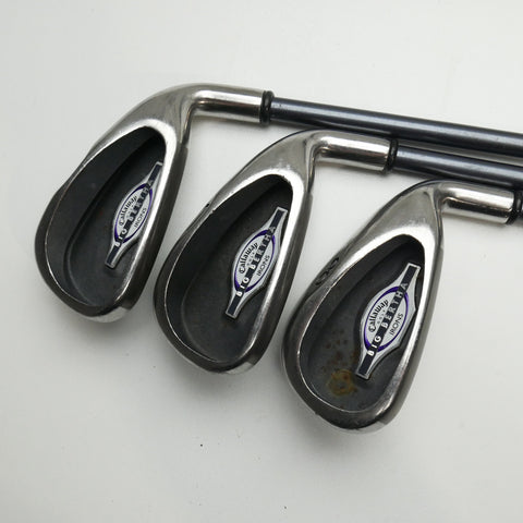 Used Callaway Big Bertha 2002 Iron Set / 6 - PW / Ladies Flex