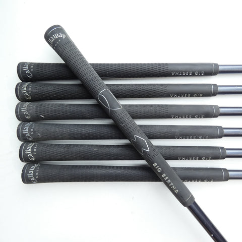 Used Callaway Big Bertha 2002 Iron Set / 6 - SW + GW / Ladies Flex