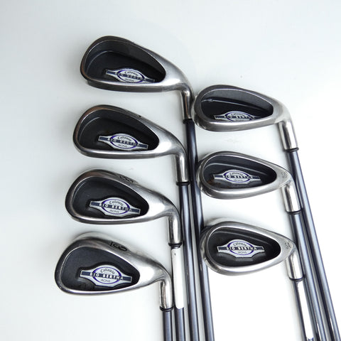 Used Callaway Big Bertha 2002 Iron Set / 6 - SW + GW / Ladies Flex