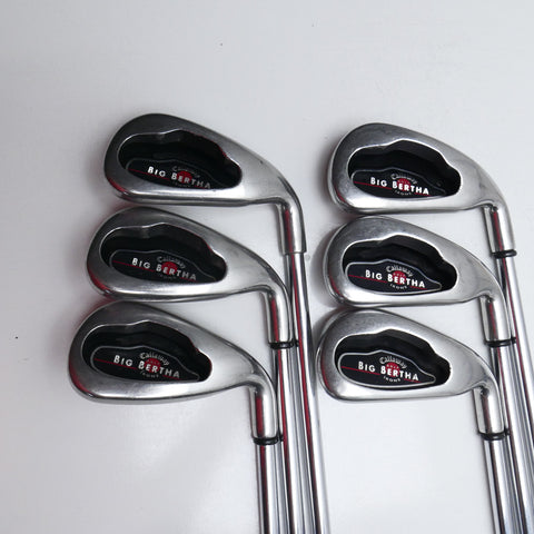 Used Callaway Big Bertha 2004 Iron Set / 4 - 9 IRON / Uniflex