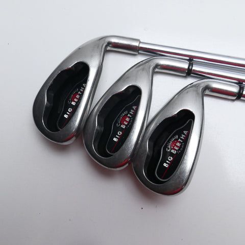 Used Callaway Big Bertha 2004 Iron Set / 4 - 9 IRON / Uniflex