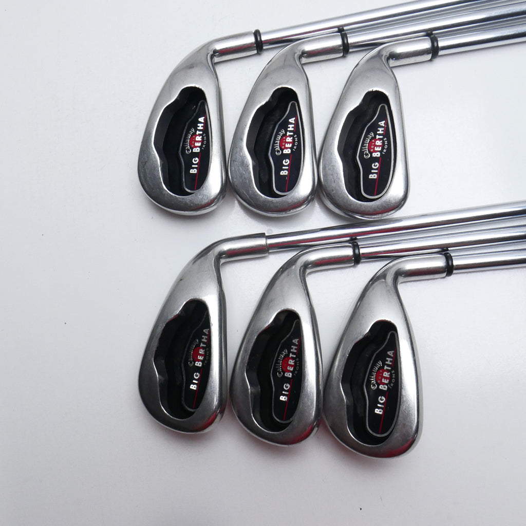 Used Callaway Big Bertha 2004 Iron Set / 4 - 9 IRON / Uniflex