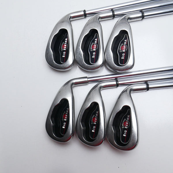 Used Callaway Big Bertha 2004 Iron Set / 4 - 9 IRON / Uniflex