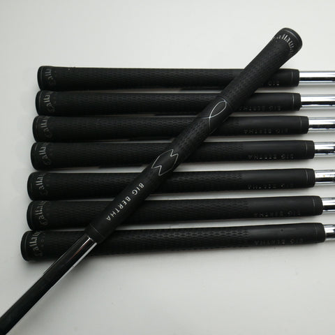 Used Callaway Big Bertha 2004 Iron Set / 4 - PW + GW / Uniflex