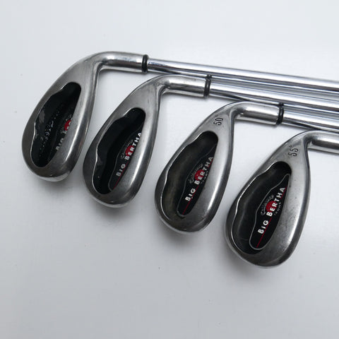 Used Callaway Big Bertha 2004 Iron Set / 4-SW + W / Uniflex