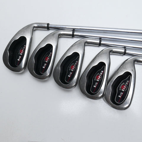 Used Callaway Big Bertha 2004 Iron Set / 4-SW + W / Uniflex