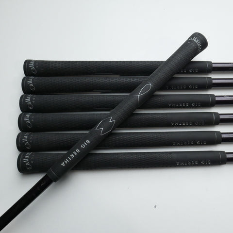 Used Callaway Big Bertha 2004 Iron Set / 5 - PW + W / Ladies Flex