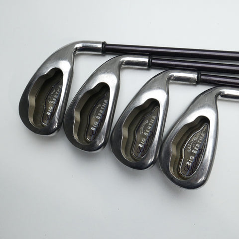 Used Callaway Big Bertha 2004 Iron Set / 5 - PW + W / Ladies Flex