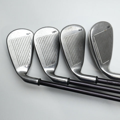 Used Callaway Big Bertha 2004 Iron Set / 5 - PW + W / Ladies Flex