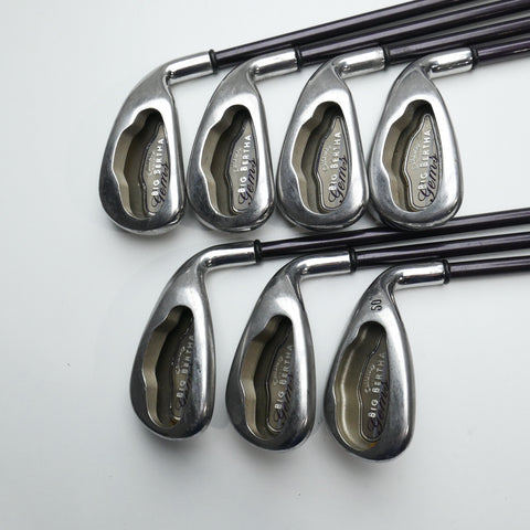 Used Callaway Big Bertha 2004 Iron Set / 5 - PW + W / Ladies Flex