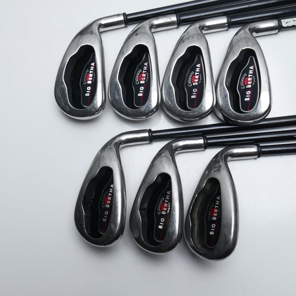 Used Callaway Big Bertha 2004 Iron Set / 5 - SW / Firm Flex