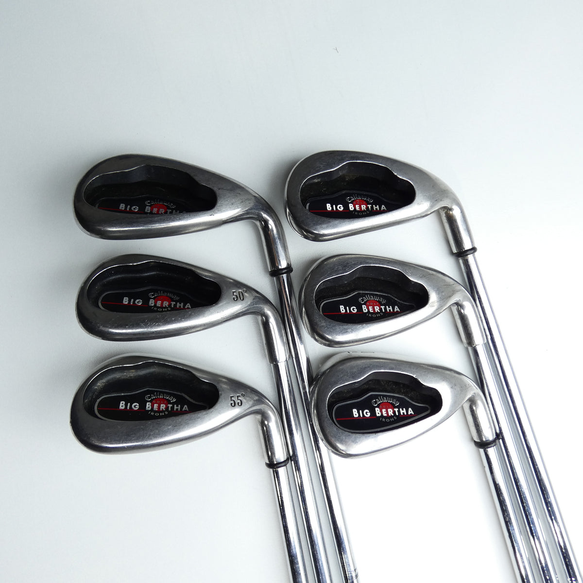 Used Callaway Big Bertha 2004 Iron Set / 7 - SW + 50° / Regular Flex