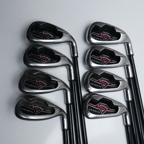 Used Callaway Big Bertha 2006 Iron Set / 4 - PW / Regular Flex