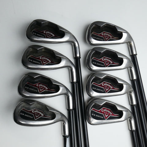 Used Callaway Big Bertha 2006 Iron Set / 4 - SW / Regular Flex
