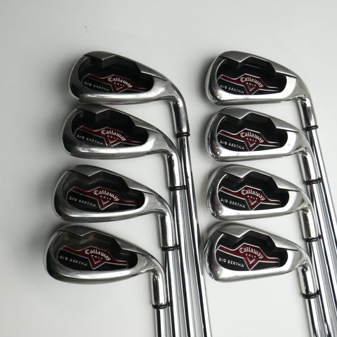 Used Callaway Big Bertha 2006 Iron Set / 4 - SW / Uniflex