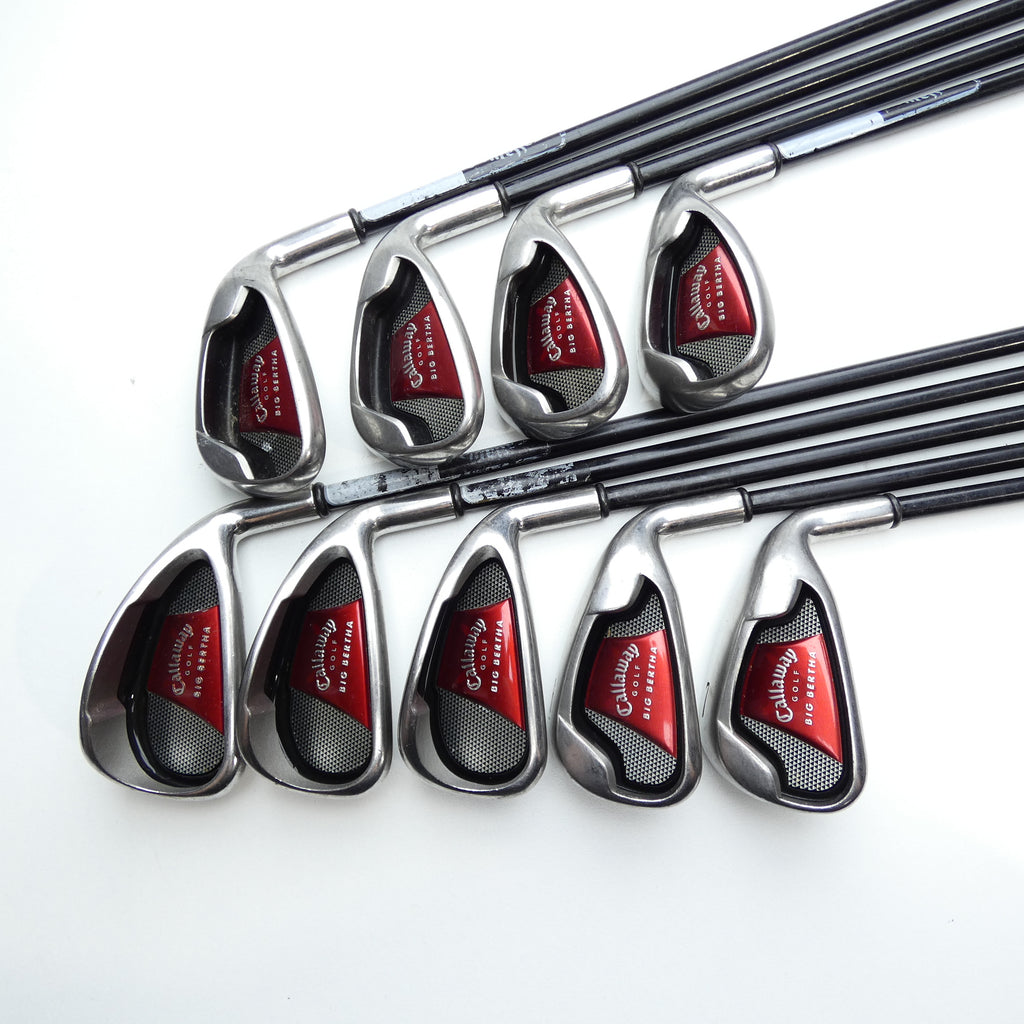 Used Callaway Big Bertha 2008 Iron Set / 3 - SW / Regular Flex