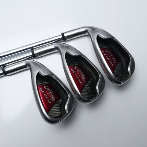 Used Callaway Big Bertha 2008 Iron Set / 4 - PW / Uniflex / Left-Handed