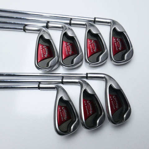 Used Callaway Big Bertha 2008 Iron Set / 4 - PW / Uniflex / Left-Handed