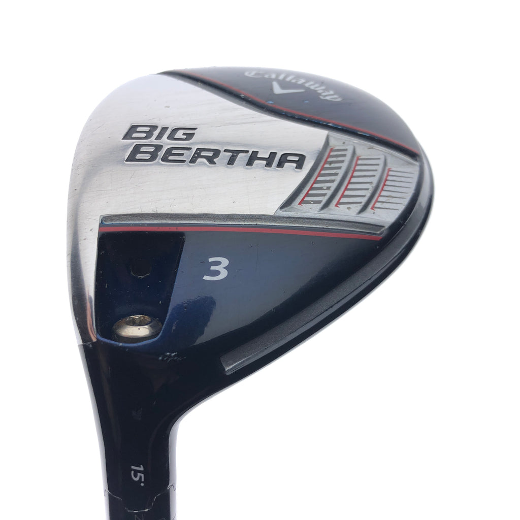 Used Callaway Big Bertha 2014 3 Fairway Wood / 15 Deg / Regular / Left-Handed