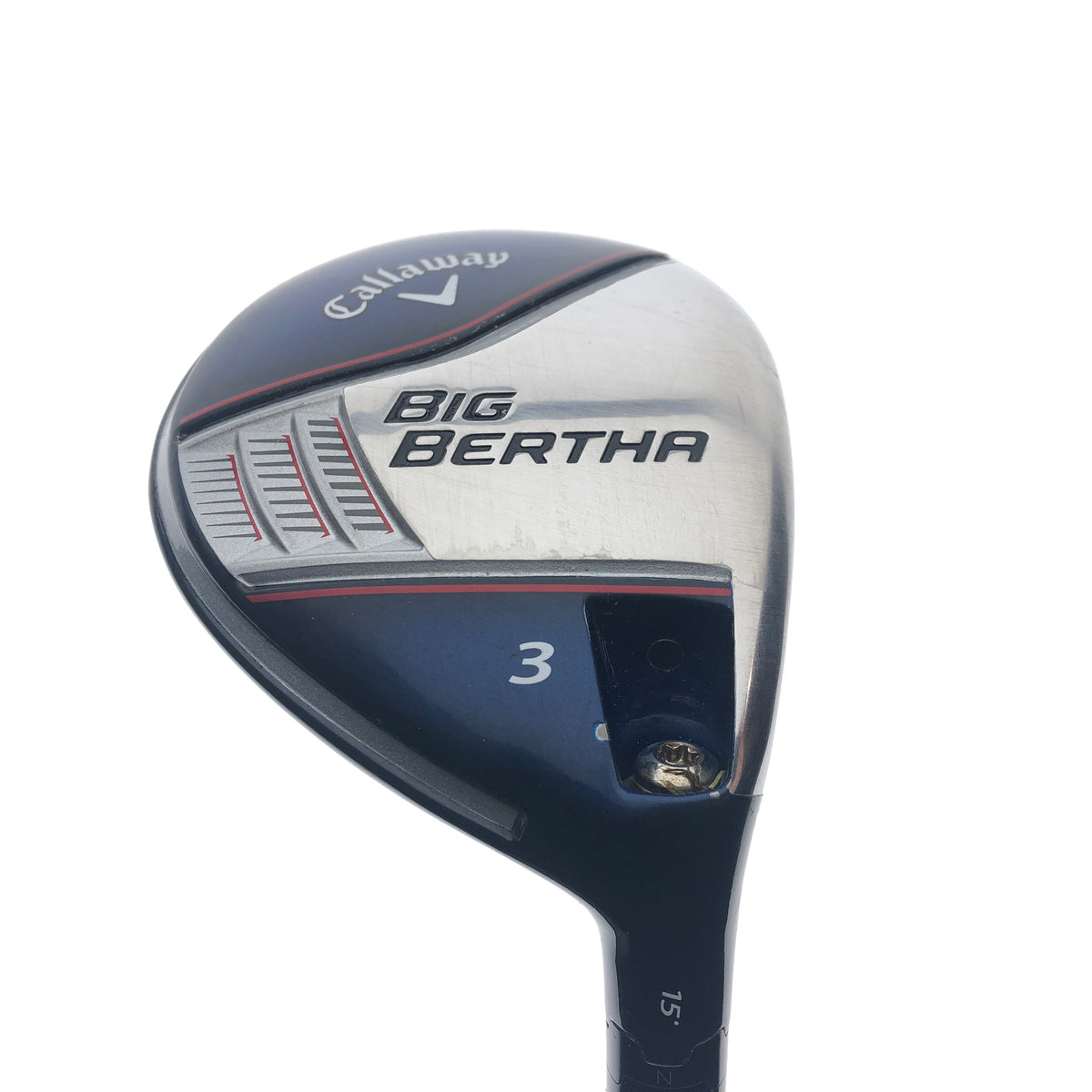 Used Callaway Big Bertha 2014 3 Fairway Wood / 15 Degrees / Regular Flex