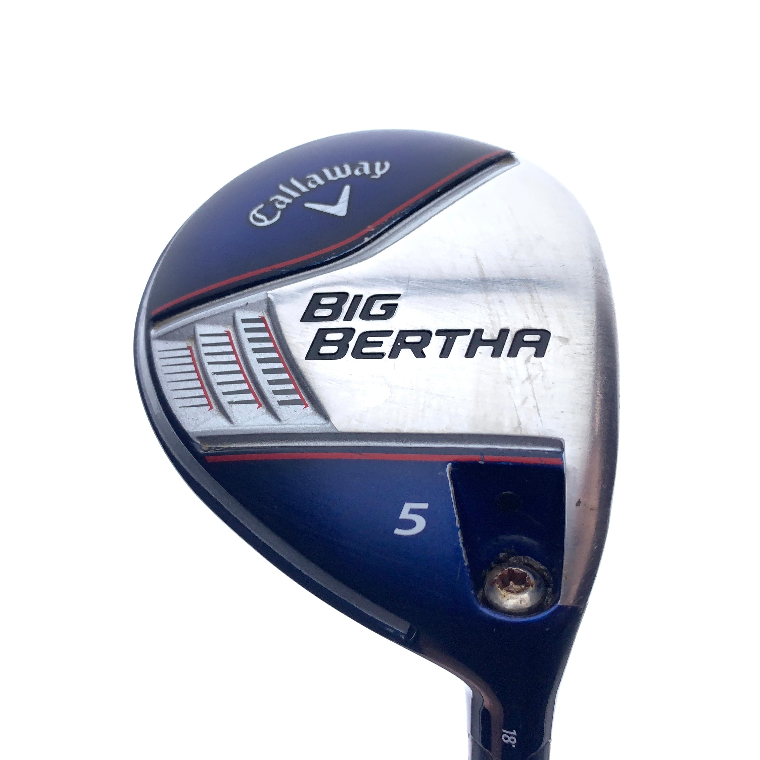 Used Callaway Big Bertha 2014 5 Fairway Wood / 18.0 Degrees / Regular Flex