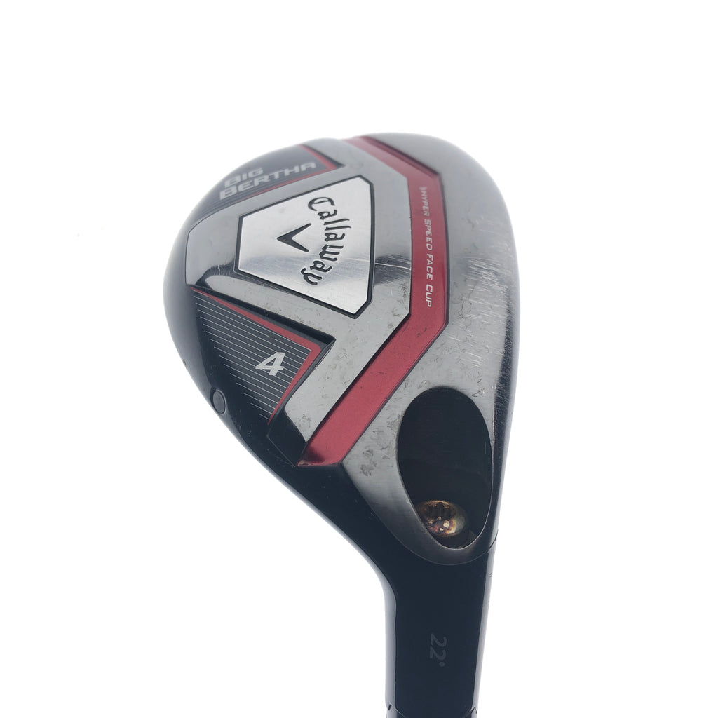 Used Callaway Big Bertha 2015 4 Hybrid / 22 Degrees / Soft Regular Flex