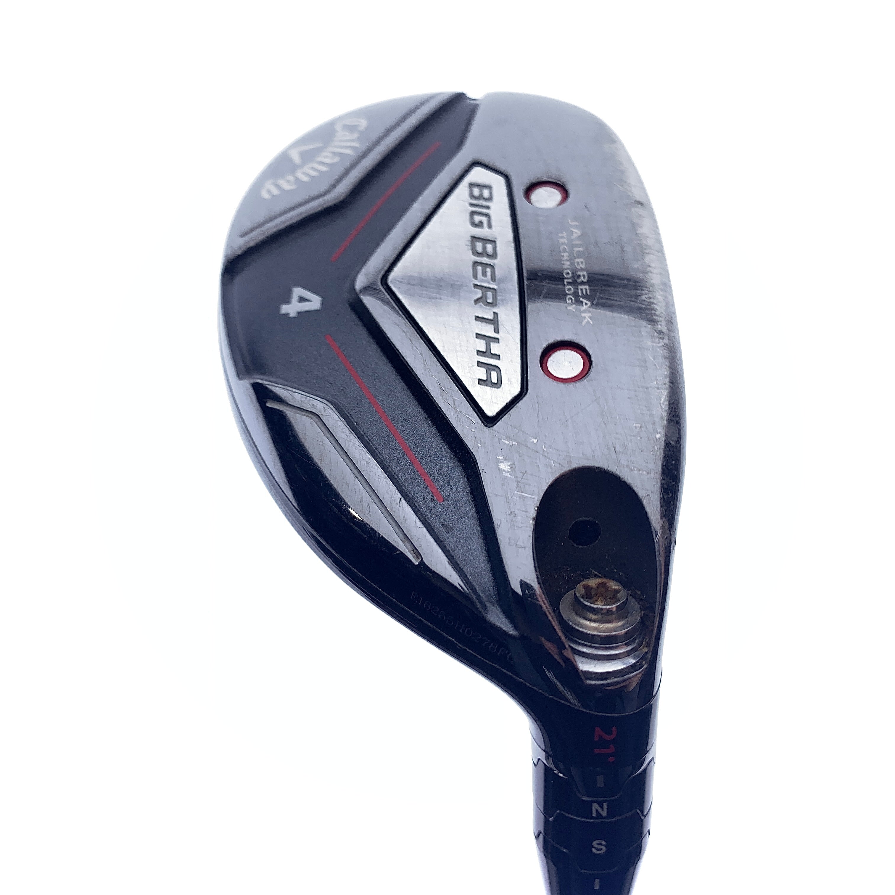 Used Callaway Big Bertha 2019 4 Hybrid / 21.0 Degrees / Regular Flex