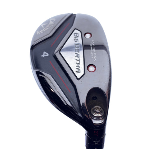 Used Callaway Big Bertha 2019 4 Hybrid / 21.0 Degrees / Regular Flex
