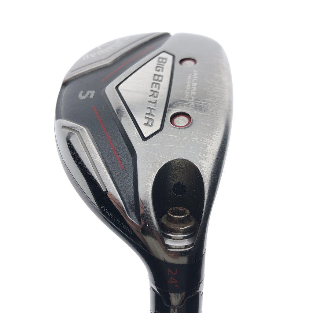 Used Callaway Big Bertha 2019 5 Hybrid / 24 Degrees / Senior Flex