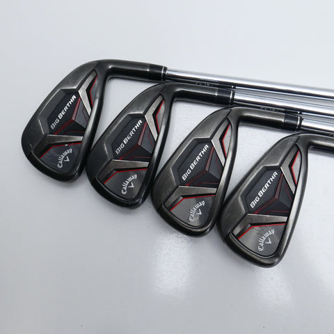 Used Callaway Big Bertha 2019 Iron Set / 4 - PW / Stiff Flex