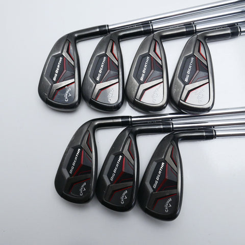 Used Callaway Big Bertha 2019 Iron Set / 4 - PW / Stiff Flex