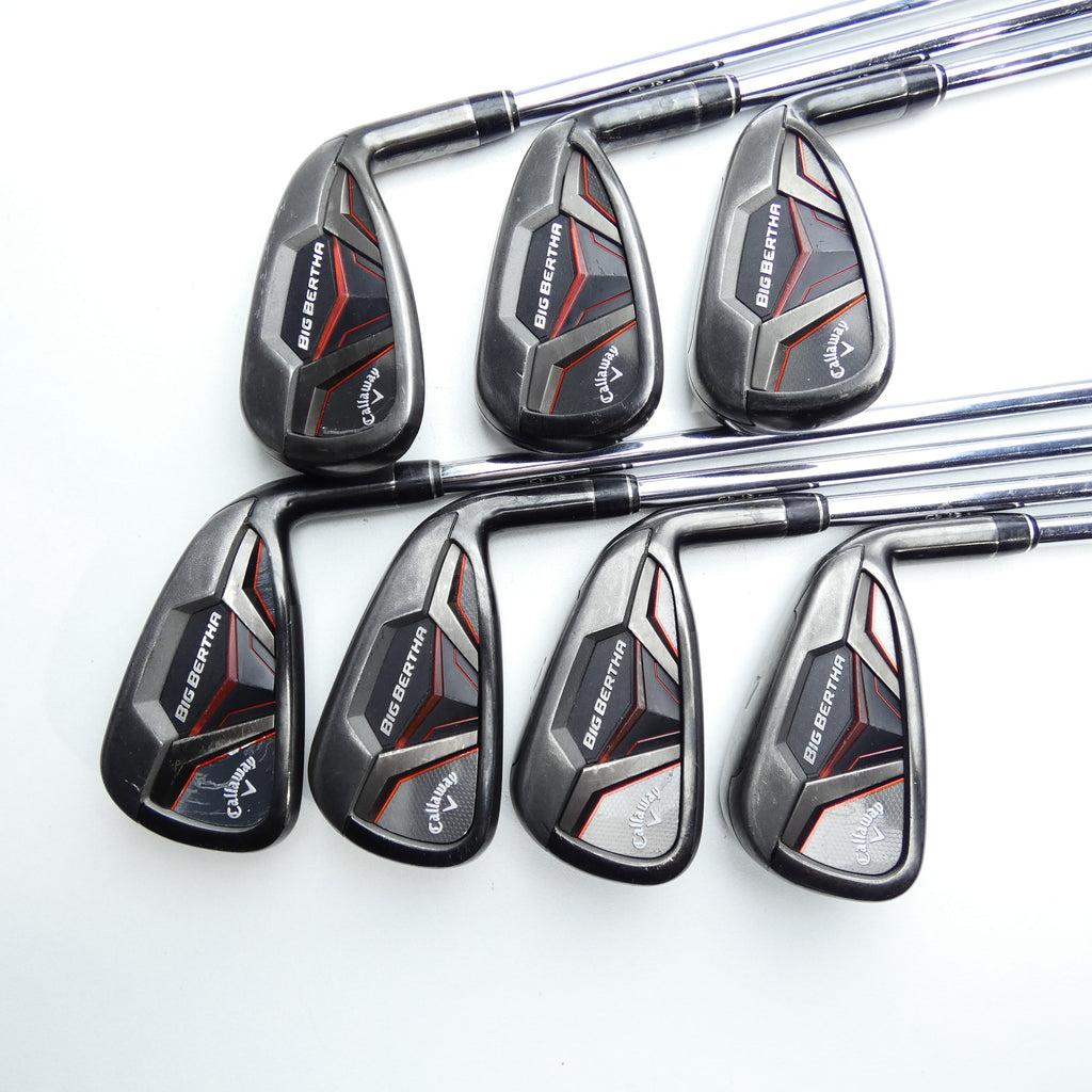 Used Callaway Big Bertha 2019 Iron Set / 4 - PW / Stiff Flex