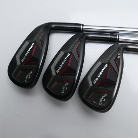 Used Callaway Big Bertha 2019 Iron Set / 5 - PW + AW / Regular Flex