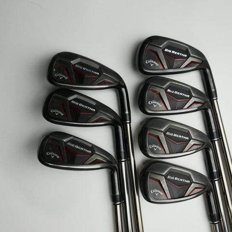 Used Callaway Big Bertha 2019 Iron Set / 6 - SW + AW / Senior Flex