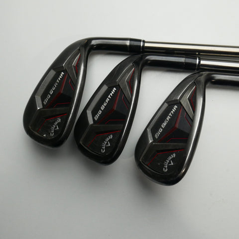Used Callaway Big Bertha 2019 Iron Set / 6 - SW + AW / Senior Flex