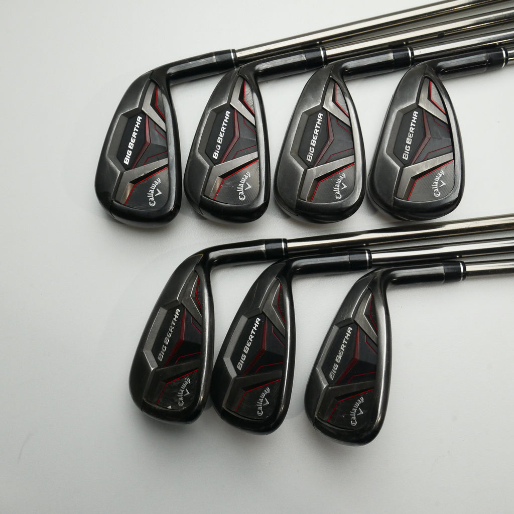 Used Callaway Big Bertha 2019 Iron Set / 6 - SW + AW / Senior Flex