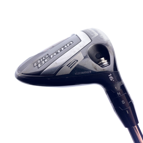 Used Callaway Big Bertha 2023 3 Fairway Wood / 16 Degrees / Regular Flex