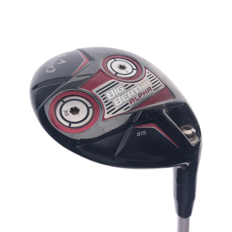 Used Callaway Big Bertha Alpha 815 3 Fairway Wood / 14 Degrees / Stiff Flex