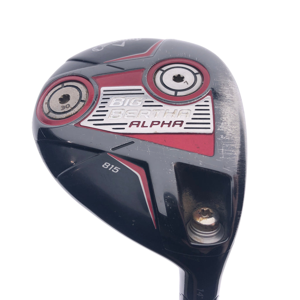 Used Callaway Big Bertha Alpha 815 3 Fairway Wood / 14 Degrees / Stiff Flex