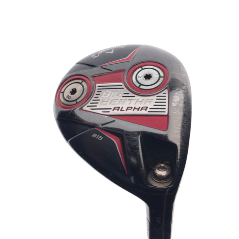 Used Callaway Big Bertha Alpha 815 3 Fairway Wood / 14 Degrees / X-Stiff Flex