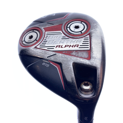 Used Callaway Big Bertha Alpha 815 3 Fairway Wood / 16.0 Degrees / Regular Flex