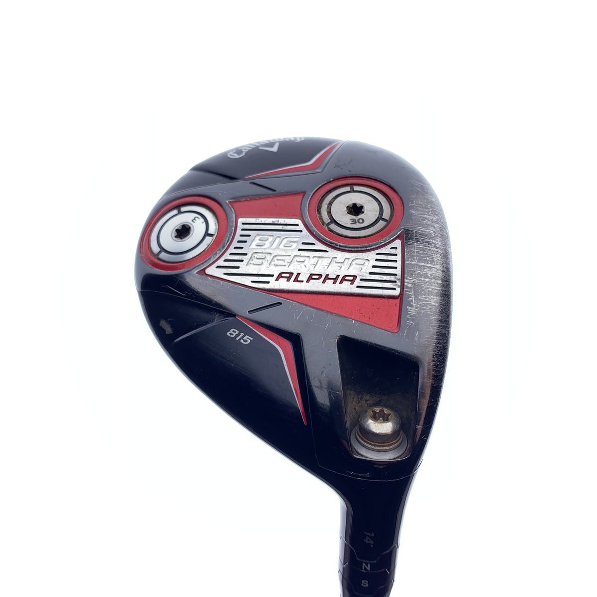Used Callaway Big Bertha Alpha 815 3 Fairway Wood/14.0 Deg/Attas Green 4U 7X