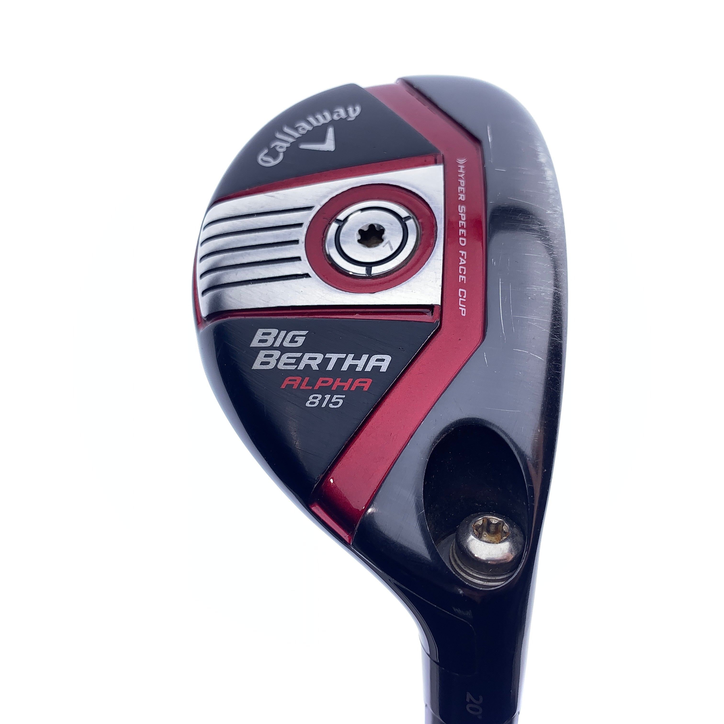 Used Callaway Big Bertha Alpha 815 3 Hybrid / 20.0 Degrees / Stiff Flex