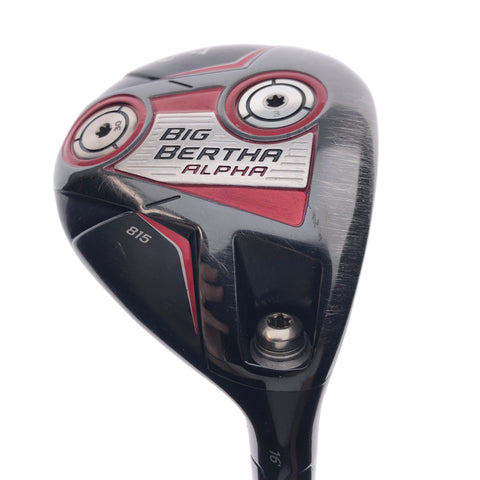 Used Callaway Big Bertha Alpha 815 4 Fairway Wood / 16 Degrees / Stiff Flex