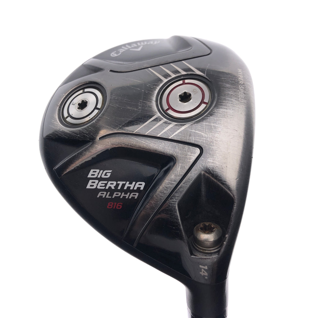 Used Callaway Big Bertha Alpha 816 3 Fairway Wood / 14 Degrees / Regular Flex