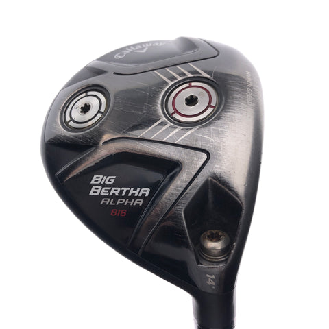 Used Callaway Big Bertha Alpha 816 3 Fairway Wood / 14 Degrees / Regular Flex