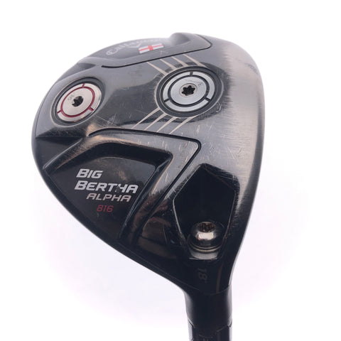 Used Callaway Big Bertha Alpha 816 5 Fairway Wood / 18 Degrees / X-Stiff Flex