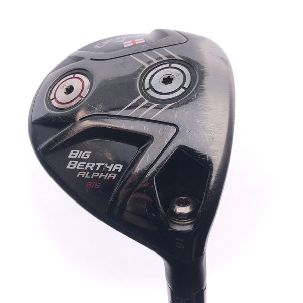 Used Callaway Big Bertha Alpha 816 5 Fairway Wood / 18 Degrees / X-Stiff Flex