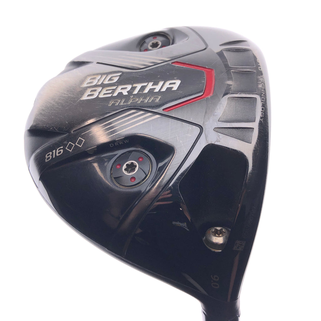 Used Callaway Big Bertha Alpha 816 DBD Driver / 9.0 Degrees / X-Stiff Flex
