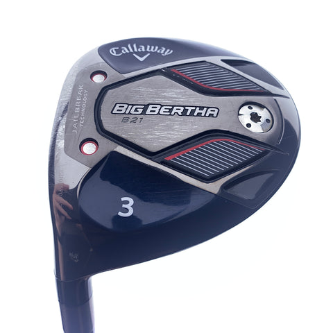 Used Callaway Big Bertha B21 3 Fairway Wood / 15.0 Degrees / Stiff Flex / L-H